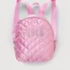 Bloch Primary Satin Backpack -Dance Dream Shop 0015 GLITTER BACKPACK PNK FRONT