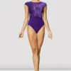 Ladies Eden Velvet Cap Sleeve Leotard -Dance Dream Shop L4122 AMT FRONT