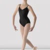 Ladies Mirella V-neck Camisole Leotard -Dance Dream Shop M207LD BLK 01