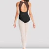 Ladies Mirella Open Back Mesh Leotard -Dance Dream Shop M2167LM BACK BLK