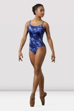 Ladies Mirella Watercolor Scoop Neck Leotard