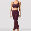 Ladies Tiana Panelled 7/8th Leggings 2 Ladies Tiana Panelled 7/8th Leggings -Dance Dream Shop P9338 MSK FRONT