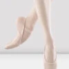 Ladies Dansoft Leather Ballet Shoes