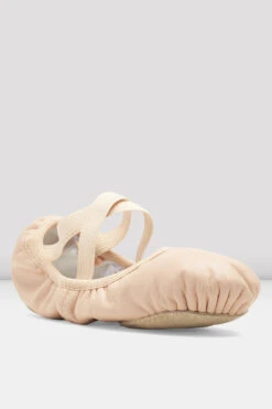 Ladies Odette Leather Ballet Shoes -Dance Dream Shop S0246L PNK 03