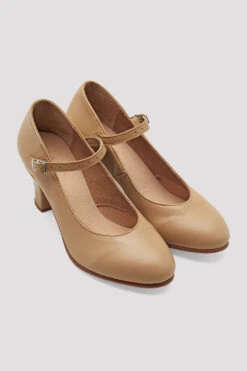 Ladies Cabaret Character Shoes -Dance Dream Shop S0306L TAN 08