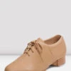 Ladies Audeo Jazz Tap Leather Tap Shoes -Dance Dream Shop S0381L TAN