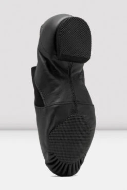 Ladies Leather Elasta Jazz Booties 14 Ladies Leather Elasta Jazz Booties -Dance Dream Shop S0499L BLK 05