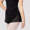 Ladies Fifi Seamed Mesh Frill Skirt 2 Ladies Fifi Seamed Mesh Frill Skirt -Dance Dream Shop SheerGather AB5262 Black 86