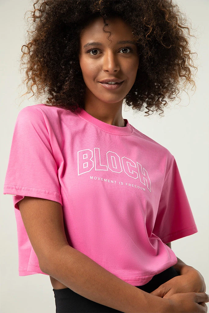Ladies Heritage Bloch Print Crop Tee 5 Ladies Heritage Bloch Print Crop Tee - Image 3