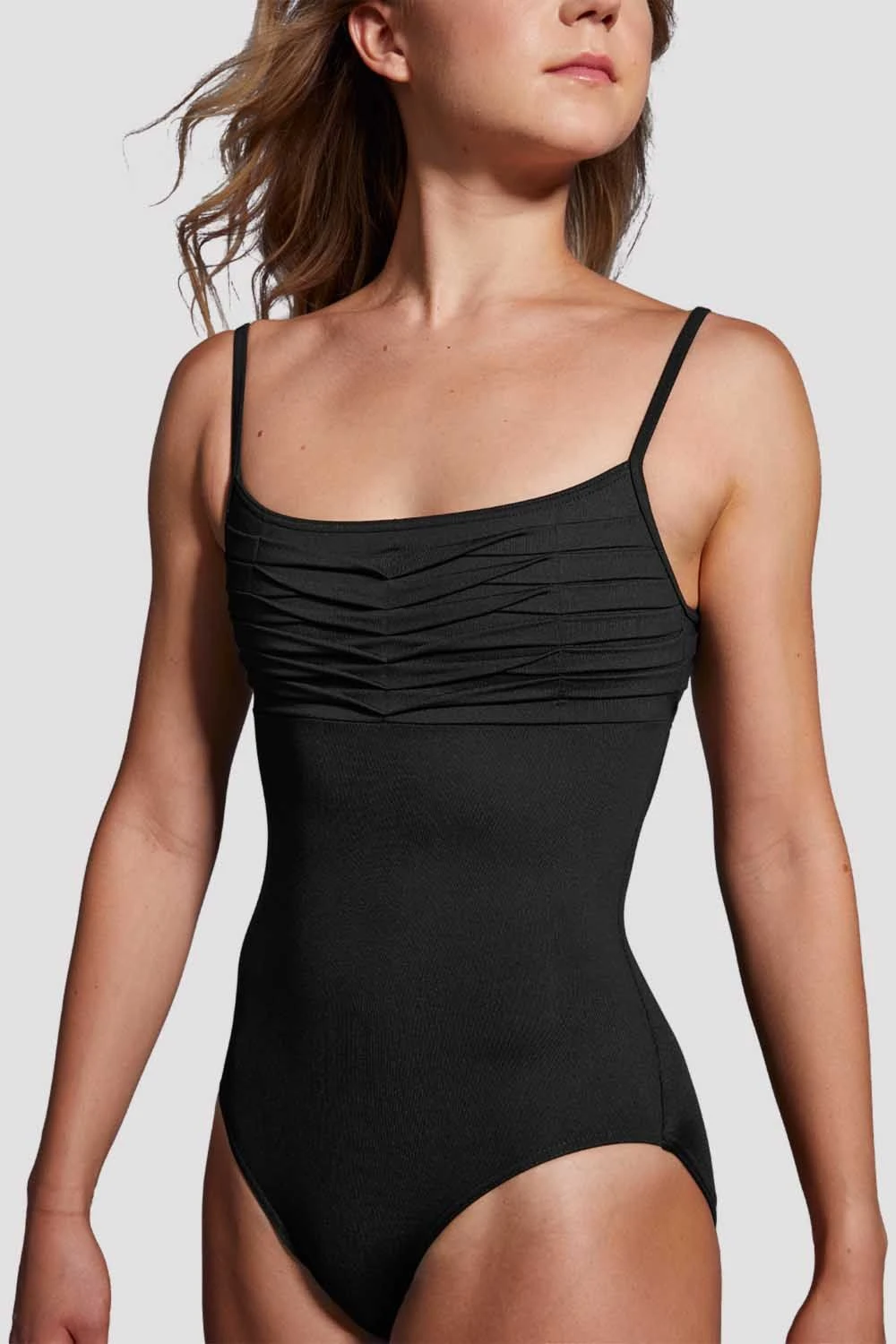 Ladies Mirella Black Label Ruched Camisole Leotard 5 Ladies Mirella Black Label Ruched Camisole Leotard - Image 3